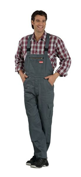 Planam BW 290 Cargo-Latzhose, grau, Größe 62, 0177062