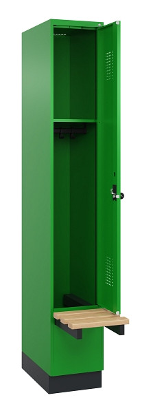 C+P Spind Evolo PLUS, 1 Abteile, 1950x300x815mm, 6037/6037, Drehriegel, 049040-10 S10026