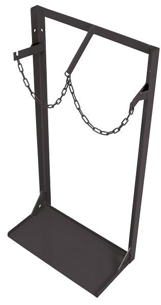 VARIOfit Stahlflaschenständer für 2 Flaschen a 40-50 Ltr., Außenmaße: 570 x 285 x 1.100 mm, RAL 7016 anthrazitgrau, fk-1001/AG