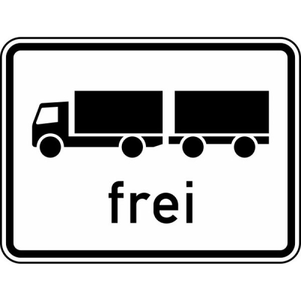 Stein HGS Lastkraftwagen mit Anhänger frei Nr. 1024-13, 750 x 562 mm, Flachform 2 mm, RA2, 1024-13-321