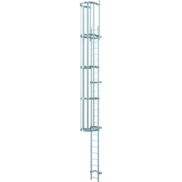 ZARGES LM-Steigleiter, eloxiert 6,50 m, 58165, 4003866581658