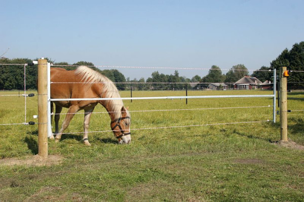 Gallagher Weidetor verstellbar mit Stromführung / Torbreite 2,5m bis 4,5m, 001064