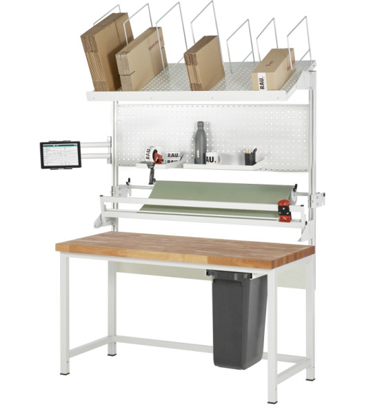 RAU Packtisch Komplettset 06, WB-8000, B2000 x T900, B-Platte, 03-8000-1-209B4H-VP06.12