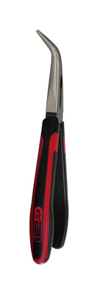 KS Tools SlimPOWER Flachrundzange, gebogen, 210mm, 115.2113