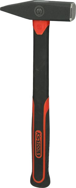 KS Tools Schlosserhammer mit Fiberglasstiel, 400g, 142.1402