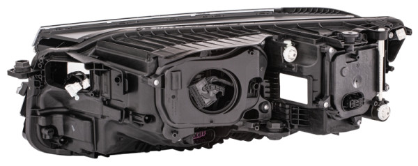 HELLA Matrix-Hauptscheinwerfer, für u.a. VW Touareg (CR7), R-Line, schwarz, ECE/CCC, für Rechtsverkehr, rechts, 1EX 013 143-281