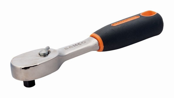 Bahco 1/4" Umschaltknarre mit 72 Zähnen und 5° Rückschwenkwinkel, 6950