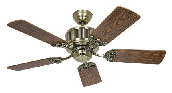 CasaFan Deckenventilator Eco Elements 103 Messing antik-Eiche antik/Buche, 510380