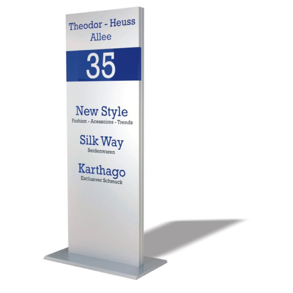 Stein HGS Pylon -Unitex L-, 1000 x 1800 mm, zum Einbetonieren, Innen und Außen einsetzbar, 21581-01