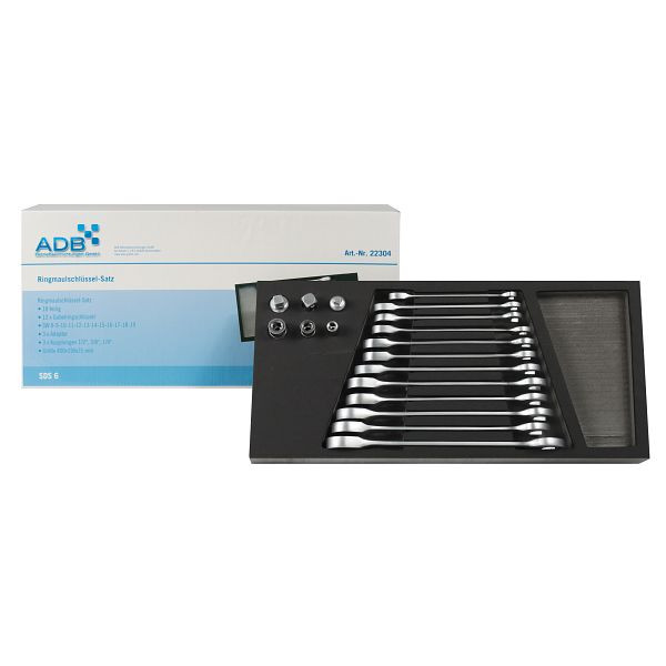 ADB Doppelmaulschlüsselsatz, 18-teilig, 22304, 4050049223041