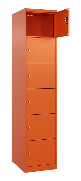 C+P Schließfachschrank Evolo PLUS, 6 Fächer, 1850x400x500mm, 2004/2004, 049000-126 S10023