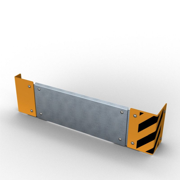 STEIN HGS Werkschutz - Anfahrschutz - Basic, gelb beschichtet, 6 mm, Länge 240 mm, Endstück, 80485.0002
