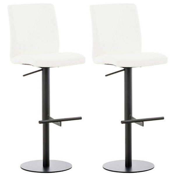 CLP Barhocker Cadiz Kunstleder schwarz, weiß, VE: 2 Stück, 315310