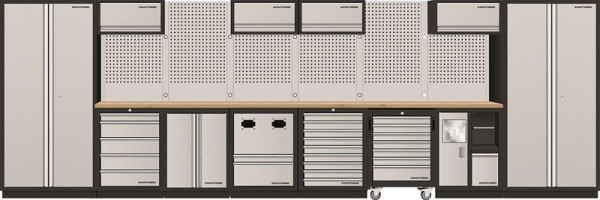 Kraftwerk Mobilio 8er Kombi, 2x Hochschrank, Werkstattwagen, Unterschrank, 3964Q