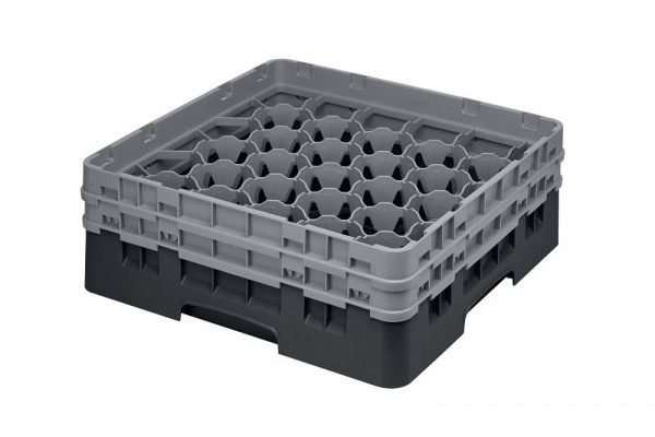 Cambro Spülkorb mit 30 Fächern Camrack® 13,3 cm maximale Höhe, Farbe: Schwarz, 30S434110