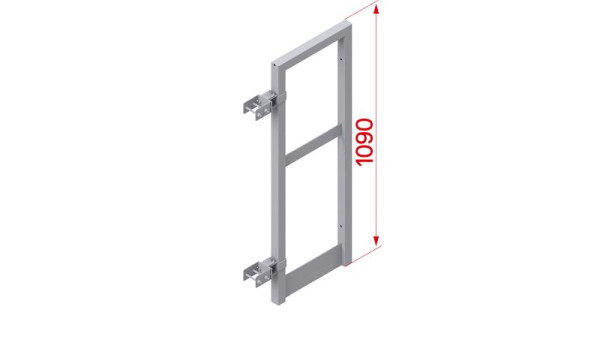 HYMER Durchgangssperre mit Fußleiste, Stahl verzinkt, 20010117