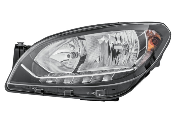 HELLA Halogen-Hauptscheinwerfer, für u.a. Skoda Citigo, ECE, für Rechtsverkehr, links, 1EL 012 643-011
