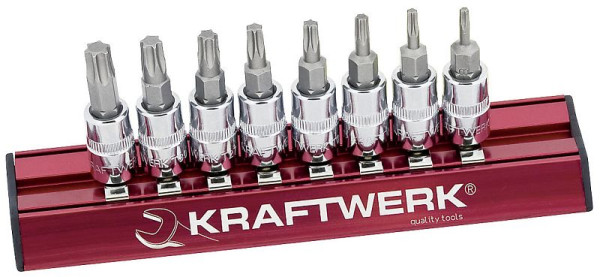 Kraftwerk Bit für TX-Schrauben-Steckschlüssel-Satz MAGALU 1/4", 8-tlg, 105099