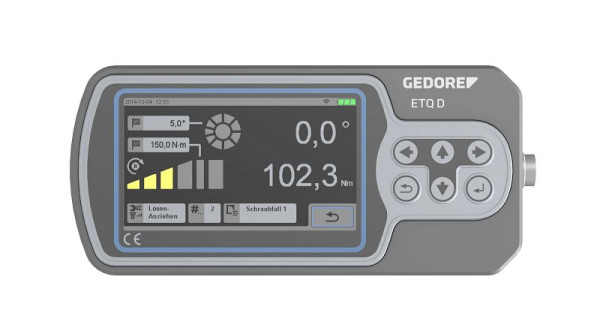 GEDORE E-torc Displayeinheit ETQ R D, mit Software, Kabel und Netzteil, 3034933