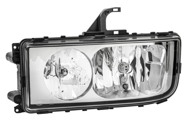 HELLA Halogen-Hauptscheinwerfer - für u.a. Mercedes-Benz Axor II - ECE - für Rechtsverkehr - links, 1DB 247 011-031