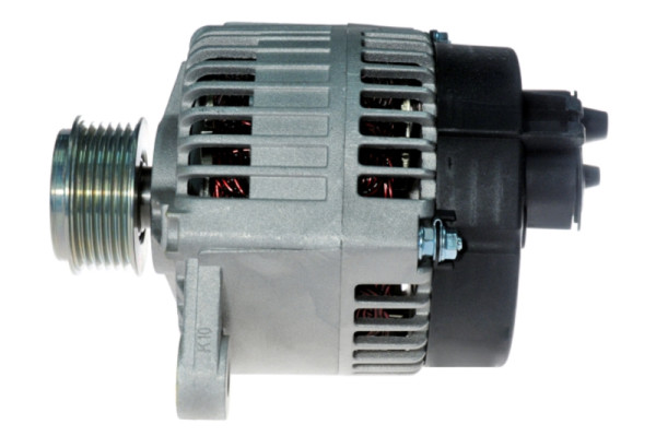 HELLA Generator/Lichtmaschine, 14V, 90A, für u.a. Fiat Doblo Cargo (223_), 8EL 011 710-691