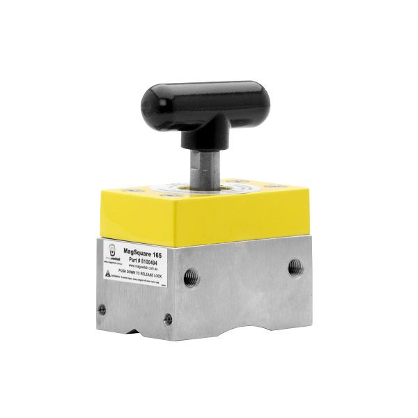 ELMAG Magnet-Anschlagblock MS 150, 40x40x70mm, Haltekraft 67 kg, 'ON/OFF schaltbar', 55476
