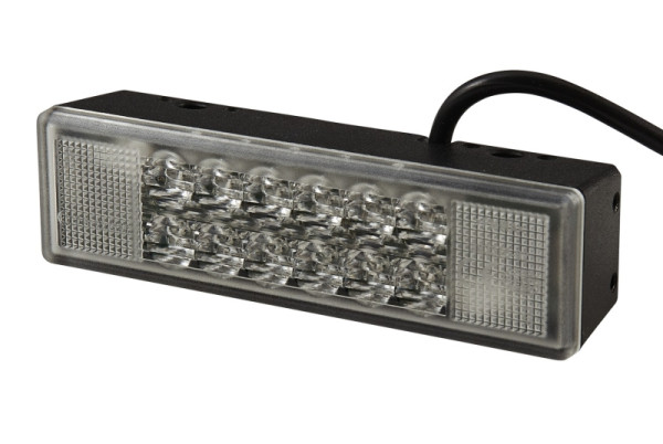 HELLA LED-Blitz-Kennleuchte - C-LED - 24V - blau - Einbau/Schraubanschluss - Kabel: 800mm - Stecker: offene Kabelenden, 2XD 009 048-101