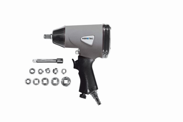 AEROTEC 1/2" Schlagschrauberset Schlagschrauber Druckluft Radwechsel, 25910000