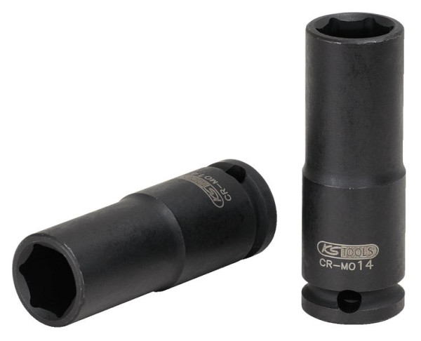 KS Tools 3/8" Sechskant-Kraft-Stecknuss, lang, 9mm, 515.1609