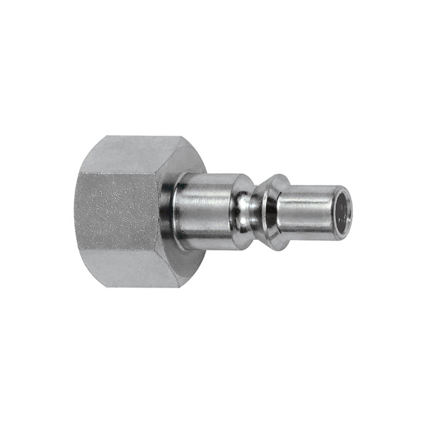 Riegler Nippel für Kupplung NW 5,5, ARO 210, Stahl gehärtet/verzinkt, G 1/8 IG, 134070