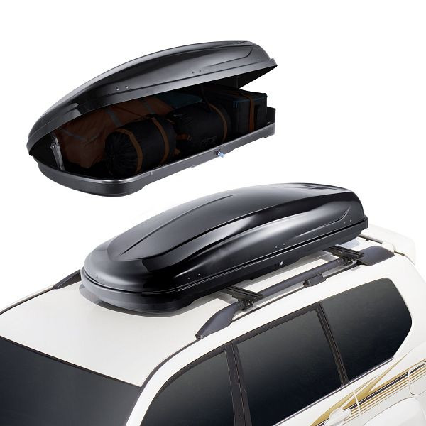 VEVOR Dachgepäckträger Gepäckaufbewahrungsbox 220L ABS SUVs Autos Schwarz, CDXLXHS8LFYCRA5XPV0