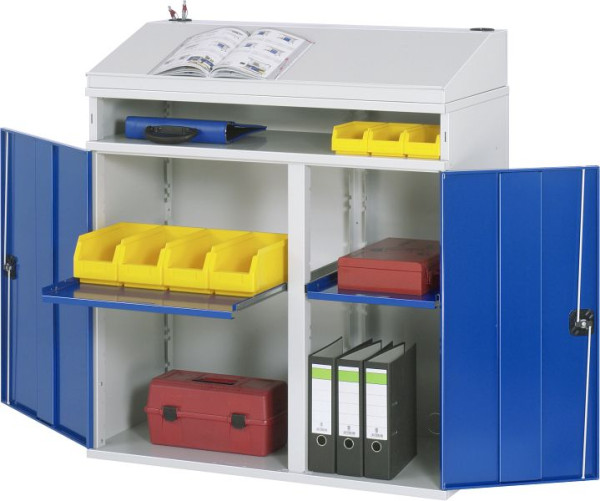 RAU Beistellschrank-Stehpult, Ablagefach, 1100x1110/1220x520 mm, 07-1100T-M01.11
