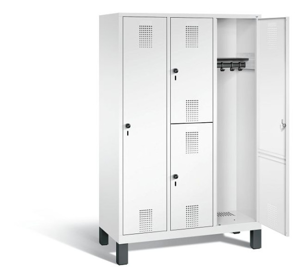 C+P Kombi-Spind Evolo, H1850xB1200xT500mm, Farbe: Verkehrsweiß, 48610-32 S10036