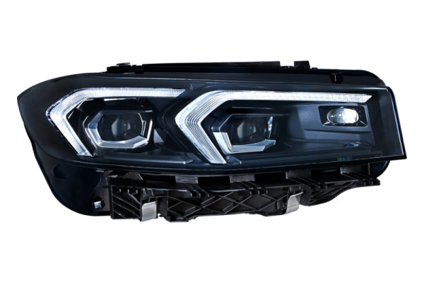 HELLA Matrix-Hauptscheinwerfer, für u.a. BMW 3 (G20, G80, G28), schwarz, ECE, für Rechtsverkehr, rechts, 1EX 016 809-721