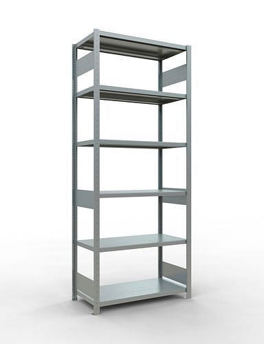 Schulte Fachbodenregal, Grundfeld, 6 Lagerebenen, Fachlast 250 kg, 1060 x 536 x 2500 mm, 278817