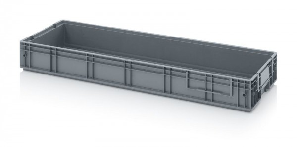Auer Maxi-KLT-Behälter, LxBxH: 120 x 40 x 14,7 cm, Silbergrau, KLT 12415-7001