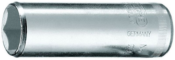GEDORE 4 mm Steckschlüsseleinsatz, 6-kant, lang, 6191400