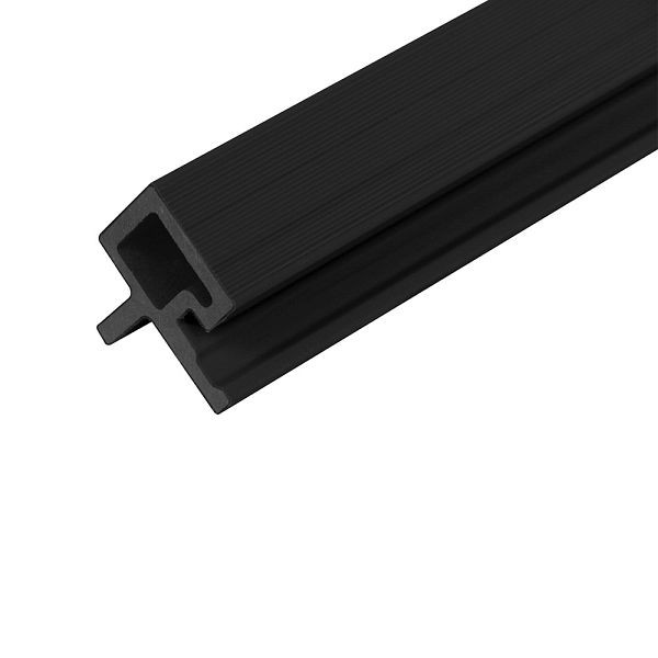 HOME DELUXE WPC Eckprofil für Fassadenverkleidung SANO Anthrazit, 16er Set, 73066