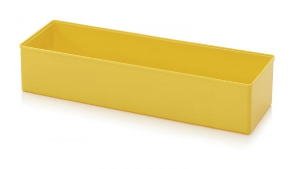 Auer Einsatzkästen für Sortimentsboxen, 31,2 x 10,4 x 6,3 cm, Signalgelb, SB E 26-1003