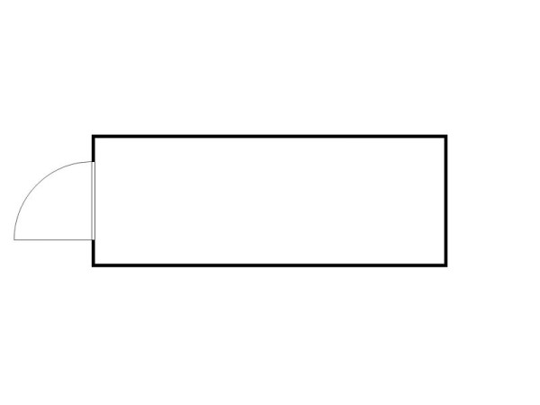 FLADAFI Materialcontainer MC 1600 TS, verzinkt, zerlegt, mit Holzfußboden, 6.080 x 2.170 x 2.150 mm, F16200103