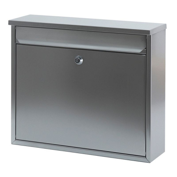 STEIN HGS Wandbriefkasten Granadan, matt Edelstahl, 83703.0001