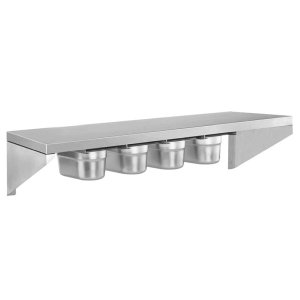 ALLPAX Edelstahl Gewürzbord 4x GN 1/9, 10022909, 4065687008417