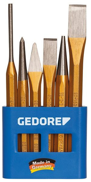 GEDORE Werkzeugsatz im PVC-Halter, 6-teilig, lackiert, 8725200