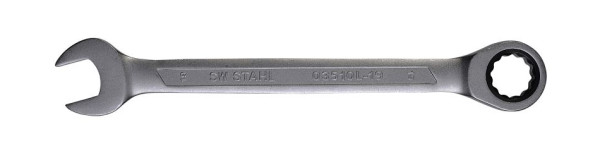 SW-Stahl Gabelringratschenschlüssel, 19 mm, 03510L-19, 4033592134675
