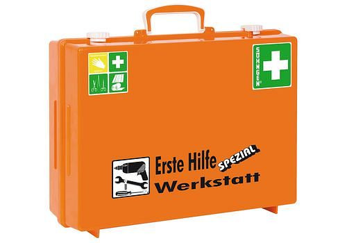 DENIOS Erste-Hilfe-Koffer Beruf Spezial "Werkstatt", Basisinhalt nach DIN, 164915
