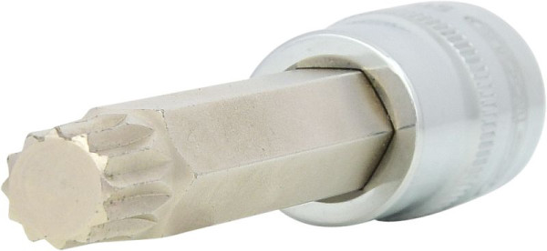 KS Tools 1/2" CHROMEplus Bit-Stecknuss XZN, lang, M12, 918.1695