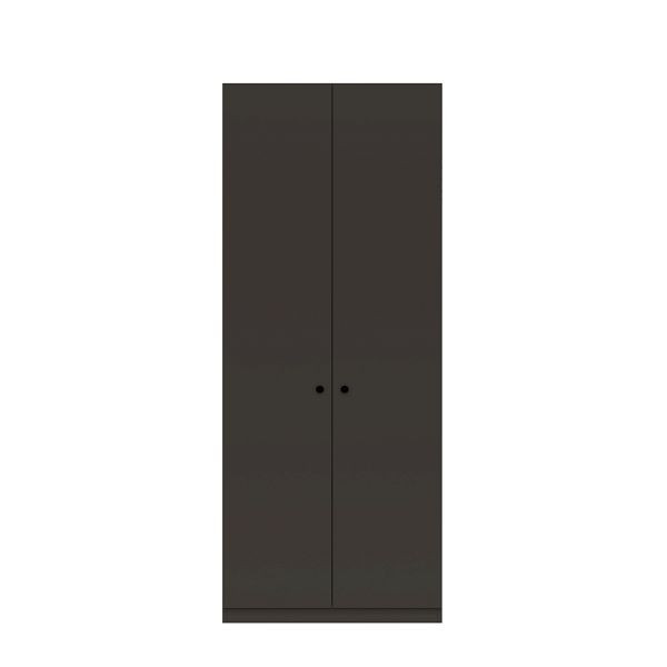 Bisley Flügeltürenschrank Pren, Ohne Schloss, 4 Fachböden für 5 OH, H 1970 x B 800 x T 500 mm, 062 sanftes schwarz, PNC08194SNLL062