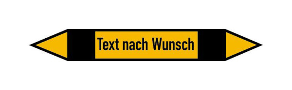 Schilder Klar Rohrleitungskennzeichen Nicht brennbare Gase-TnW, 100x15 mm Folie selbstklebend, 30800/60