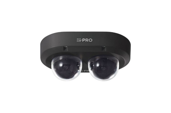 i-Pro Netzwerk Multisensor Kamera U-Serie, 2x4MP@30fps,2,9-7,3mm IK10, IP66/IP67, IR, out,black, WV-U85402-V2L1