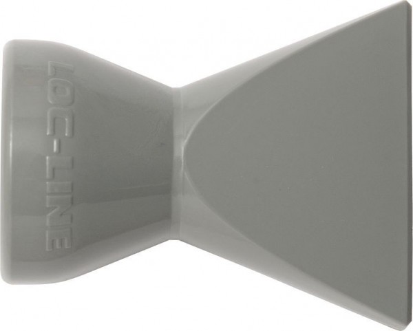 Loc-Line Flachdüse 32 mm grau, VE: 20 Stück, L59867G